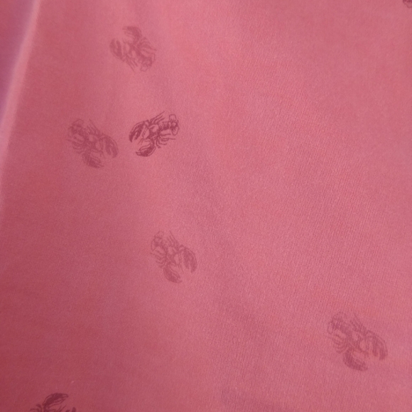 Men's Izod Saltwater Pink Coral Salmon Shorts Lobsters - Picture 3 of 3